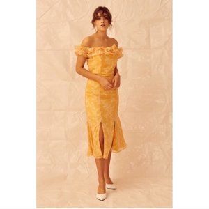 Keepsake - Embrace ruffle off-the-shoulder dress
